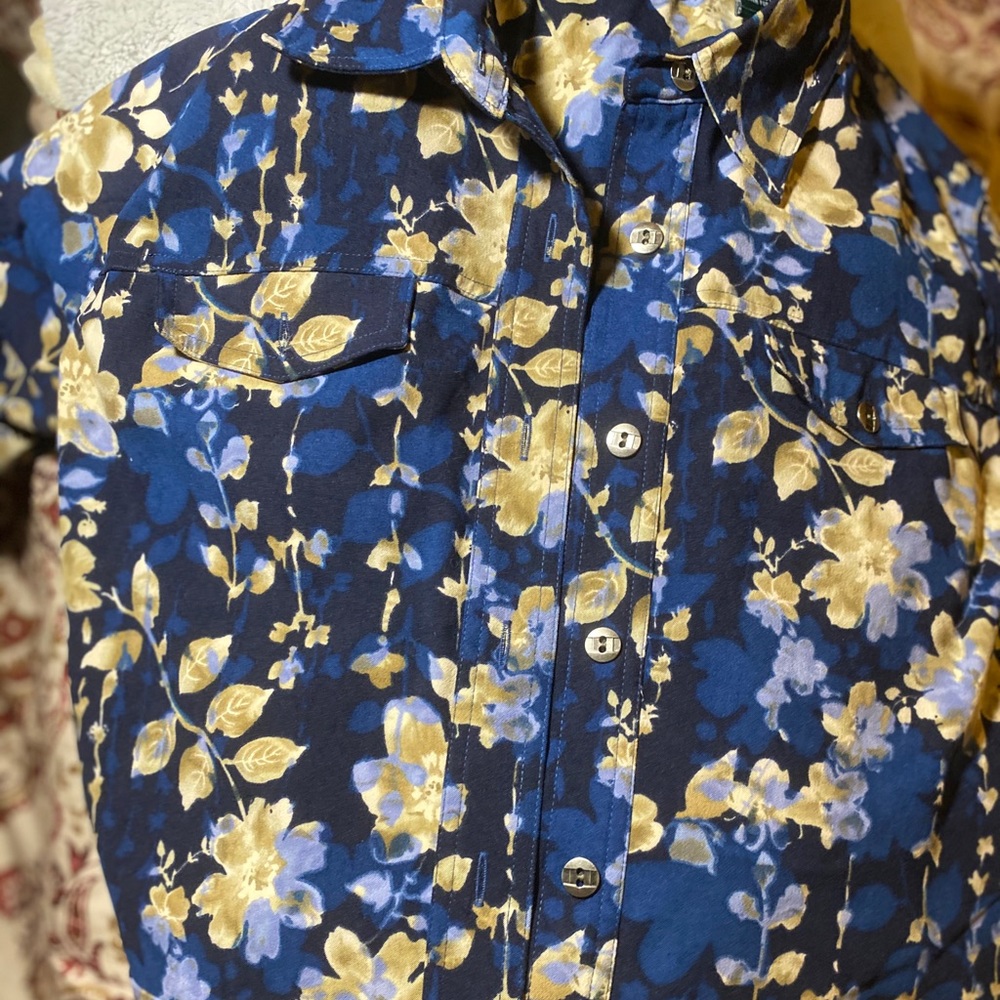 Vintage rare floral button up jacket.